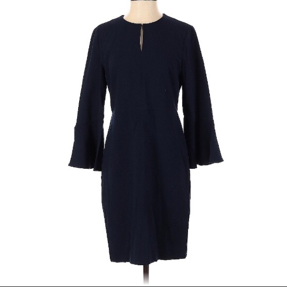 Ann Taylor Dresses & Skirts - Like-New Navy Ann Taylor Size 4 Bell Sleeve Dress